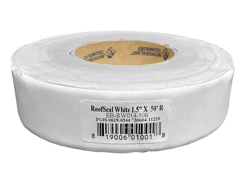 EternaBond RoofSeal White 1.5" x50' MicroSealant UV Stable RV Roof Seal Repair Tape | 35 mil Total Thickness - EB-RW014-50R - One-Step Durable, Waterproof and Airtight Sealant - Image 2
